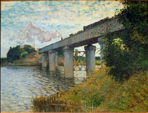 Le pont du chemin de fer à Argenteuil - Claude Monet