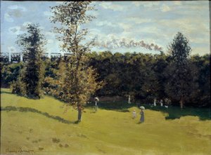 Train dans la campagne, vers 1870 - Claude Monet