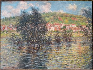 Vétheuil, vu de Lavacourt - Claude Monet