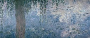 Nénuphars : Matin avec saules pleureurs, 1914-18 (section droite)