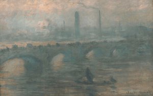 Pont de Waterloo, Matin brumeux - Claude Monet