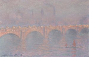 Pont de Waterloo, soleil voilé