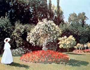 Femme dans le jardin, Sainte-Adresse, 1867 - Claude Monet