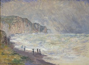 Mer agitée à Pourville