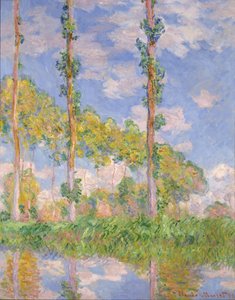 Peupliers au soleil - Claude Monet