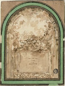 Projet pour le plafond de la Salle de Spectacle de Besançon - Claude Nicolas Ledoux