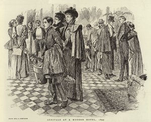 Arrivées dans un Hôtel Moderne, 1895