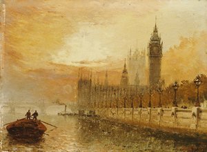 Vue de Westminster depuis la Tamise