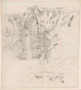 Falaises avec une cascade à Tivoli - Claude Thienon