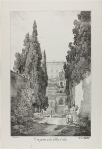 Vue de la Villa d