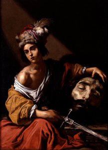 David avec la tête de Goliath