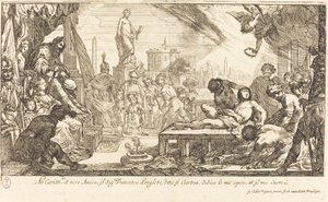 Le martyre de Saint Laurent - Claude Vignon