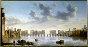 Vieux Pont de Londres, vers 1630