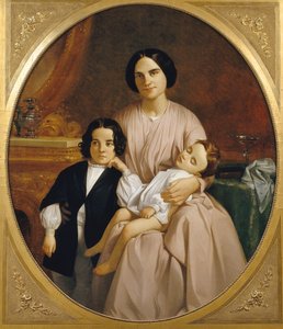 Portrait de la femme et des enfants du peintre