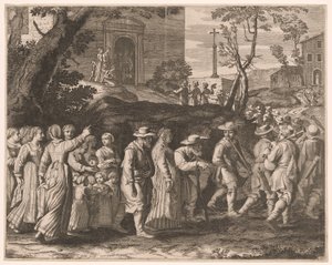 Le cortège nuptial, planche 15 des Pastorales