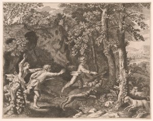 La chasse au loup, planche 5 des Pastorales