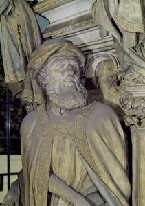 Le Puits de Moïse (détail de Daniel du piédestal hexagonal)