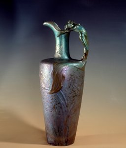 Art Nouveau : Lustre en faïence et métal par Clément Massier (1845-1917) 1893-1894 Paris, Musée d