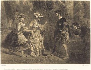 ...detened Señor caballero el paso... - Célestin Nanteuil
