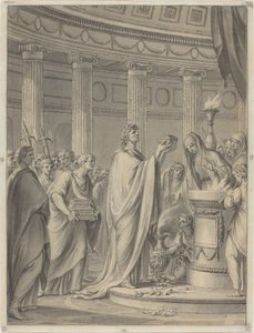 Un ancien sacrifice - Clément Pierre Marillier
