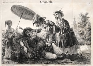 Actualités : --Dites donc! dites donc! céleste Empereur...., 1841 - Clémente Pruche