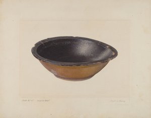 Bol en Argile Émaillée - Clyde L. Cheney