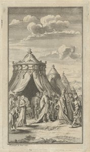 Rencontre entre un prince et un évêque