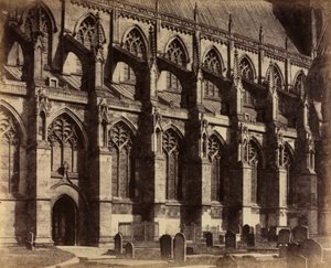 Côté sud de Beverley Minster, 1860