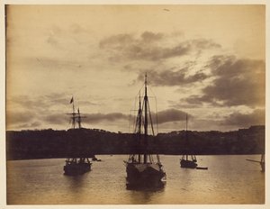 Scène nocturne dans le port - Col. Henry Stuart Wortley