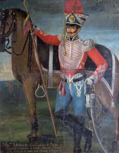 Francisco Urdaneta, Colonel des Dragons, 1822