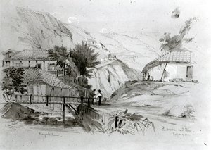 Maison de Berger, Valparaiso, 1834 - Conrad Martens