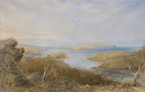 North Head depuis le Balmoral, Sydney Harbour - Conrad Martens