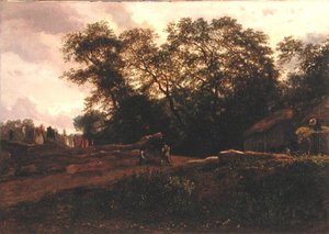 Le bord de la forêt, fin des années 1830 - Constant Emile Troyon