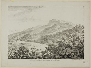 Vue prise dans la région de Subiaco, extrait de Vues d