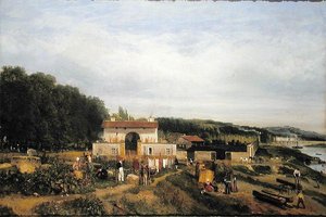 Entrée du Village de Sèvres, 1834