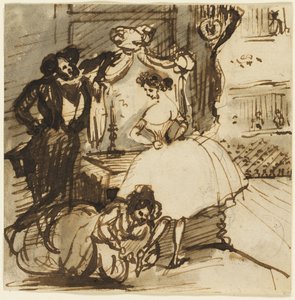 Après le ballet - Constantin Guys