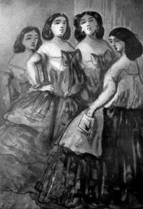 Quatre filles, 19ème siècle, 1930
