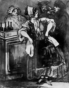 Le Comptoir, 19ème siècle, 1930 - Constantin Guys