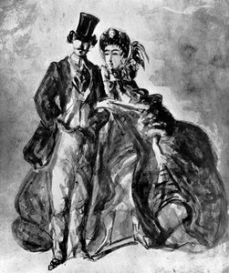 Homme et femme, XIXe siècle, 1930