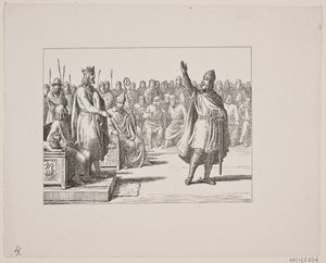Illustration pour Svend Grundtvig, "Marsk Stig: Chanson populaire danoise du XIIIe siècle", 1861