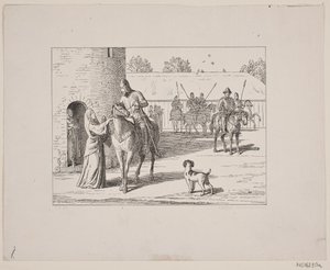 Illustration pour Svend Grundtvig, "Marsk Stig: Chanson populaire danoise du XIIIe siècle", 1861 - Constantin Hansen