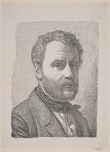 Portrait de Wilhelm Marstrand - Constantin Hansen