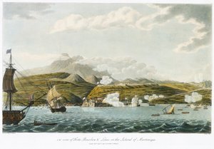 Vue sud-ouest du Fort Bourbon et du Fort Louis (Fort Saint Louis), en Martinique, 5 février - 22 mars
