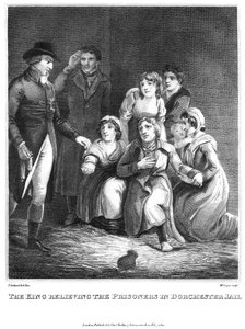 Le roi libérant les prisonniers de la prison de Dorchester, 1820