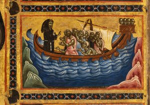 Retable de Saint François Bardi et vingt histoires de sa vie, Chapelle Bardi, (détail)