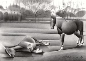 Formes abstraites de chevaux