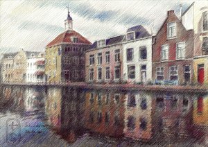 Un charmant canal néerlandais