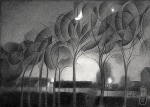 La nuit du croissant de lune - Corné Akkers