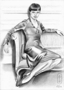 Femme élégante en train de poser - Corné Akkers