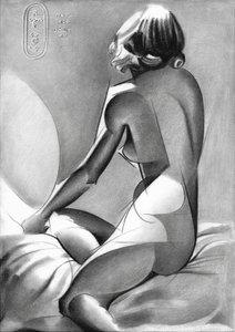 Un nu féminin gracieux